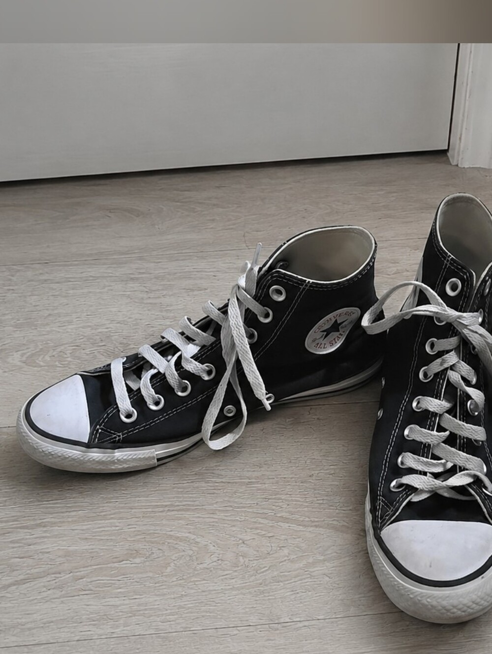 Converse Black High Top Sneakers